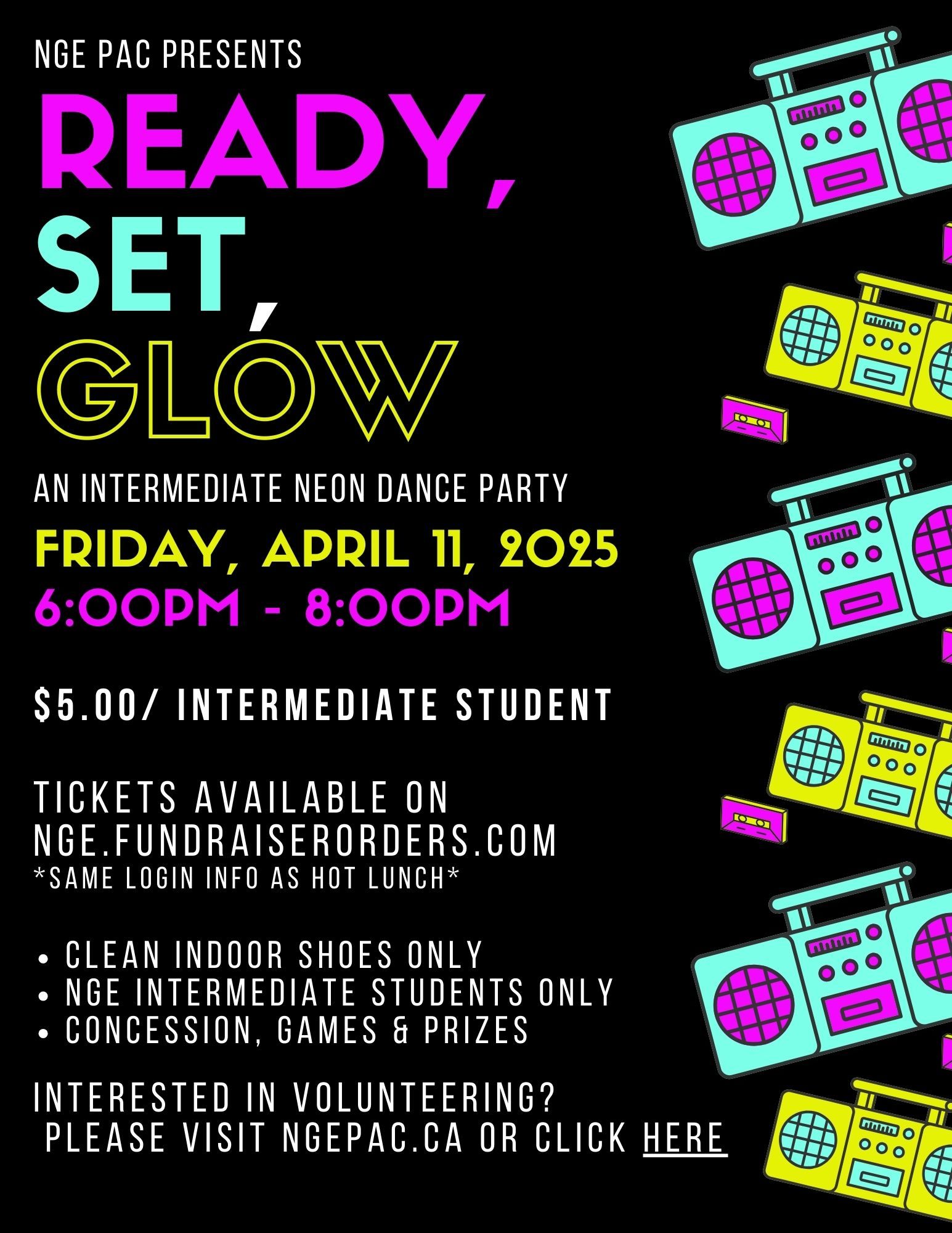 Intermediate Neon Dance Party